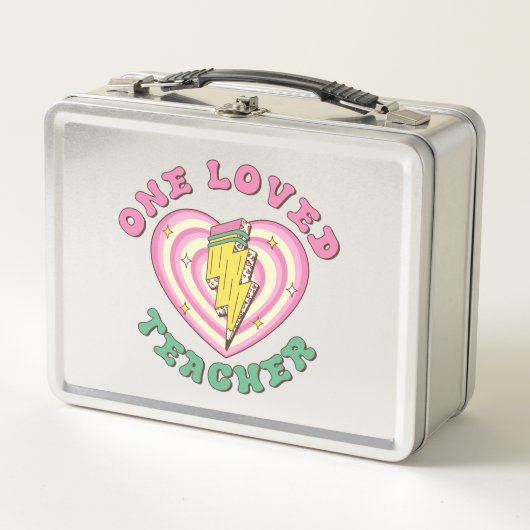 ワン愛先生バレンタイン先生ギフト メタルランチボックス (正面)