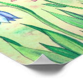 ワン春デイフラワーフェアリーアート ポスター (角)