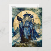 ワン目のオジンと2羽のカラス シーズンポストカード (正面/裏面)