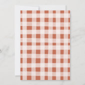 ワン素朴ハッピーキャンパー誕生日 招待状 (裏面)