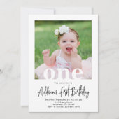 ワン誕生日招待状 招待状 (正面)