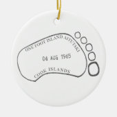 ワン足アイツタキ – 調理師諸島 セラミックオーナメント (正面)