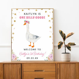 ワン間抜けグースガールズ1st誕生日パーティーへようこそ ポスター