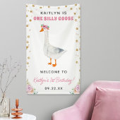 ワン間抜けグースガールズ1st誕生日パーティーへようこそ 横断幕