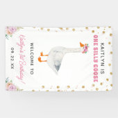 ワン間抜けグースガールズ1st誕生日パーティーへようこそ 横断幕 (横)