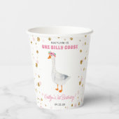 ワン間抜けグースガールズ1st誕生日パーティー 紙コップ (裏面)
