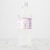 ワン間抜けグースガール1st誕生日パーティー ペットボトルラベル (正面)