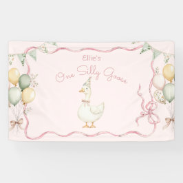 ワン間抜けグースガール1st誕生日 横断幕