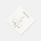 ワン間抜けグースギンガム1歳 スタンダードカクテルナプキン (角)