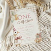 ワン間抜けグースギンガム1歳 招待状