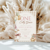 ワン間抜けグースギンガム1歳 招待状