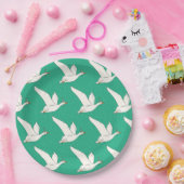 ワン間抜けグースグリーン誕生日パーティー ペーパープレート (パーティー)