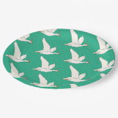 ワン間抜けグースグリーン誕生日パーティー ペーパープレート (アングル)