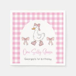 ワン間抜けグースピンク1歳 スタンダードカクテルナプキン