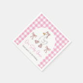 ワン間抜けグースピンク1歳 スタンダードカクテルナプキン (角)