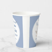 ワン間抜けグースブルーボーイ1歳の誕生日 紙コップ (右)