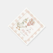 ワン間抜けグースベビー1日 スタンダードカクテルナプキン (角)