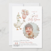 ワン間抜けグースベビー1日 招待状 (正面)