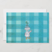 ワン間抜けグースボーイの写真サンキューカード サンキューカード (裏面)