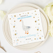 ワン間抜けグースボーイズ1回目の誕生日 スタンダードカクテルナプキン