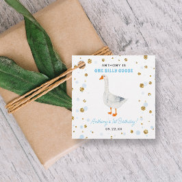 ワン間抜けグースボーイズ1歳の誕生日パーティー フェイバータグ