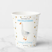 ワン間抜けグースボーイズ1歳の誕生日パーティー 紙コップ (正面)