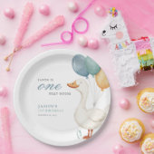ワン間抜けグースボーイ1歳の誕生日パーティー ペーパープレート (パーティー)