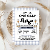 ワン間抜けグースボーイ1歳の誕生日パーティー 招待状