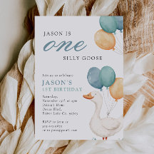 ワン間抜けグースボーイ1歳の誕生日パーティー