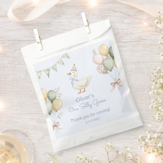 ワン間抜けグースボーイ1歳 フェイバーバッグ (クリップ留めされた状態)