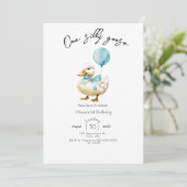 ワン間抜けグースボーイ1歳 招待状 (スタンド正面)