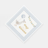ワン間抜けグース1位の誕生日ナプキンス スタンダードランチョンナプキン (角)