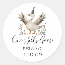 ワン間抜けグース1歳の誕生日かわいい水色