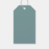 ワン間抜けグース1歳の誕生日かわいい ギフトタグ (裏面)