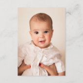 ワン間抜けグース1歳の誕生日パーティー サンキューカード (裏面)