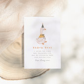 ワン間抜けグース1歳の誕生日パーティー サンキューカード