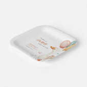 ワン間抜けグース1歳の誕生日パーティー ペーパープレート (傾斜あり)