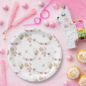 ワン間抜けヴィンテージ誕生日グースウォーター色 ペーパープレート (パーティー)