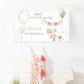 ワン間抜けヴィンテージ誕生日グースウォーター色 横断幕 (インサイチュ)