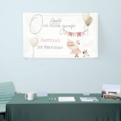 ワン間抜けヴィンテージ誕生日グースウォーター色 横断幕 (トレードショー)