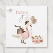 ワン間抜けヴィンテージ誕生日グースサンキュー フェイバータグ (正面)