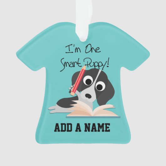 ワン頭が切れるコ オーナメント (正面)