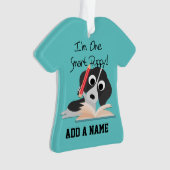 ワン頭が切れるコ オーナメント (正面)