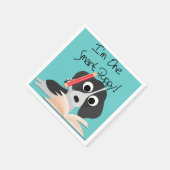 ワン頭が切れるコ スタンダードカクテルナプキン (角)