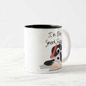 ワン頭が切れるコ ツートーンマグカップ (正面右)