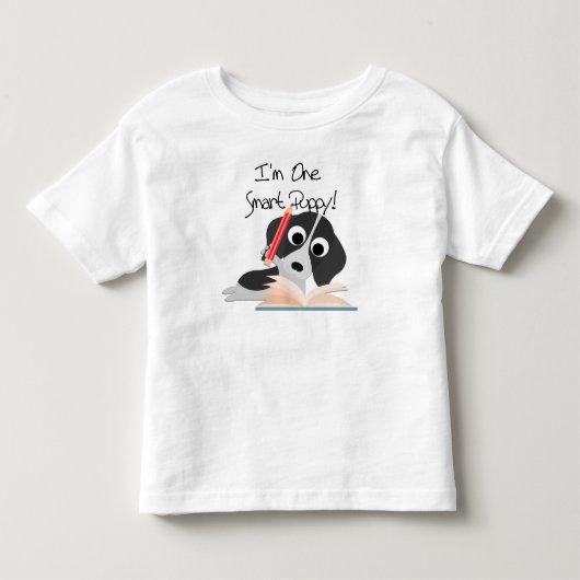 ワン頭が切れるコ トドラーTシャツ (正面)