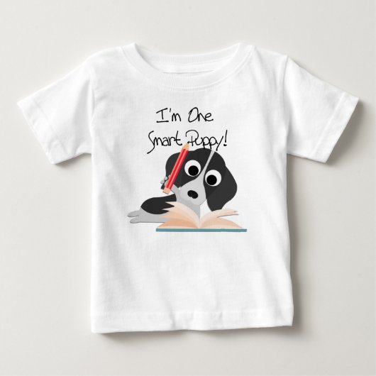 ワン頭が切れるコ ベビーTシャツ (正面)