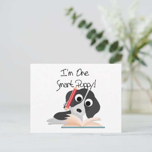 ワン頭が切れるコ ポストカード (スタンド正面)