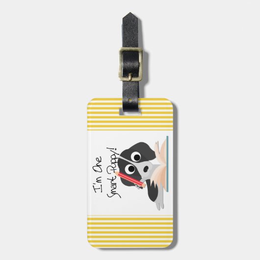 ワン頭が切れるコ ラゲッジタグ (正面縦)