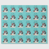 ワン頭が切れるコ ラッピングペーパー (フラット)